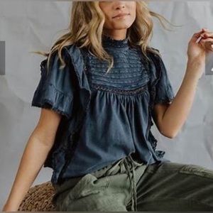 Free People Le Femme Tee Top